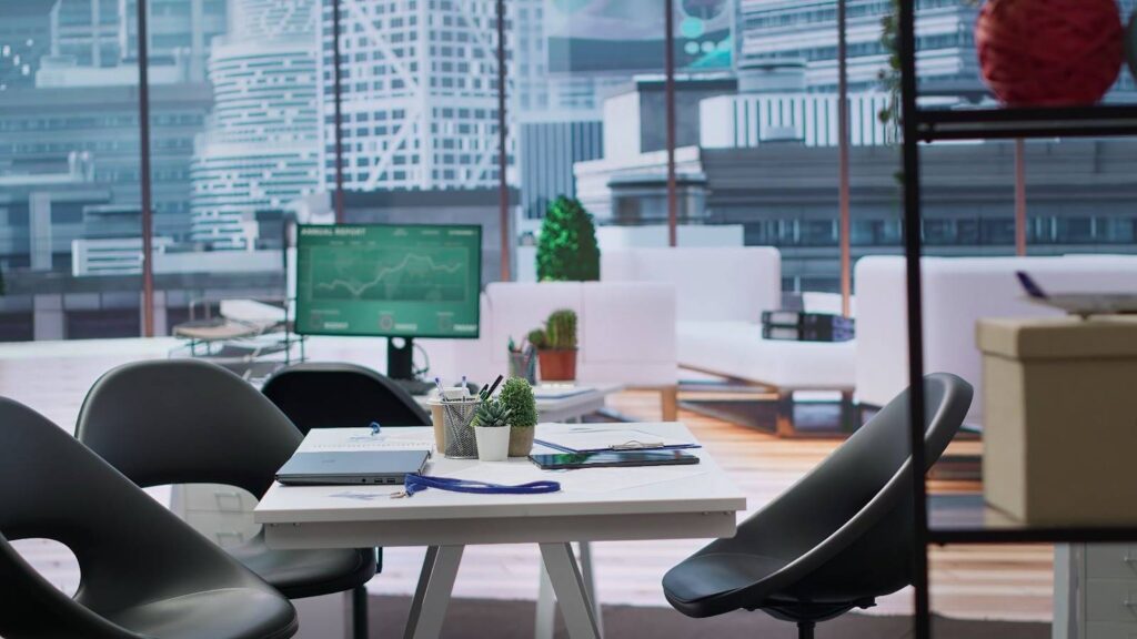 Modern office space in Dubai for new business setup